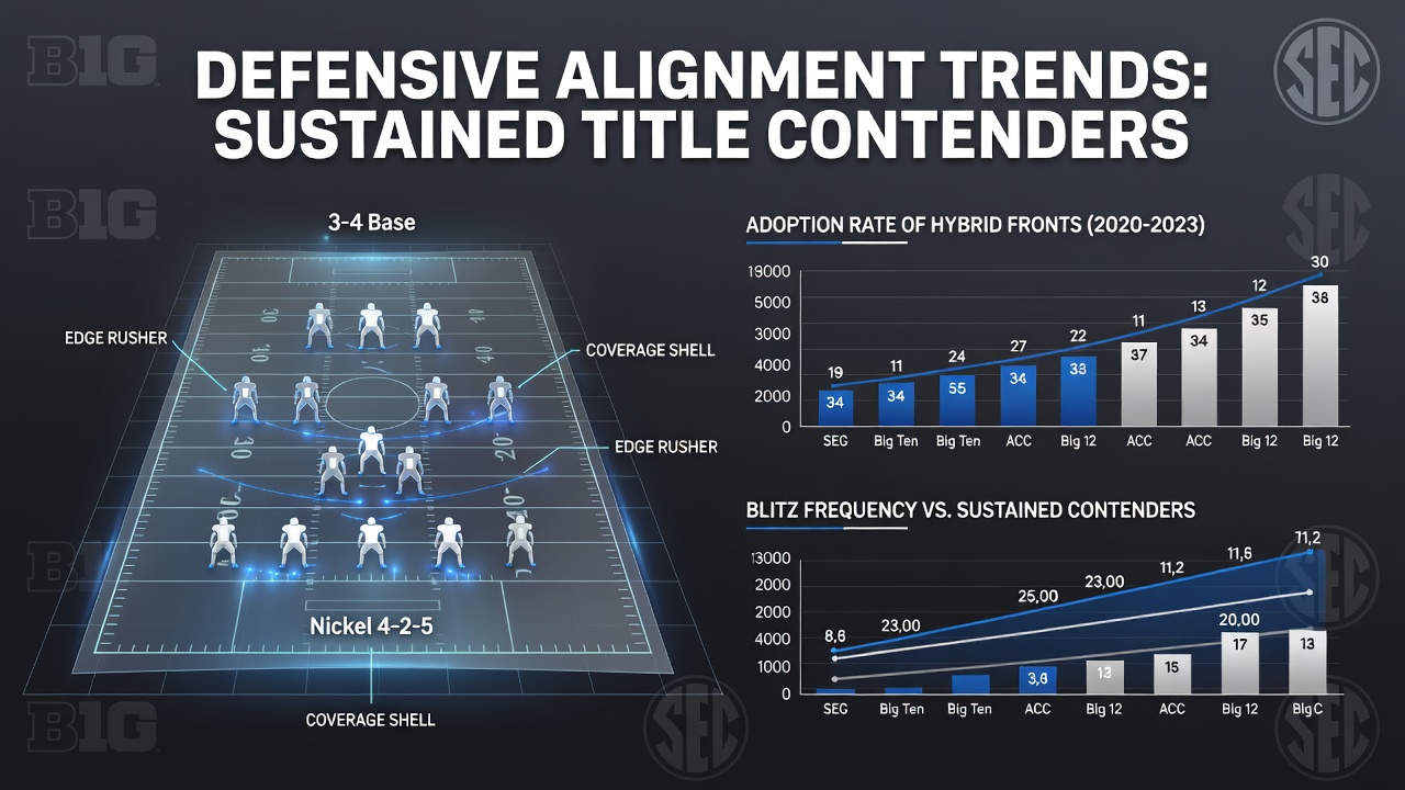 Coaches diagram defensive alignments during a team meeting in a North American football conference setting