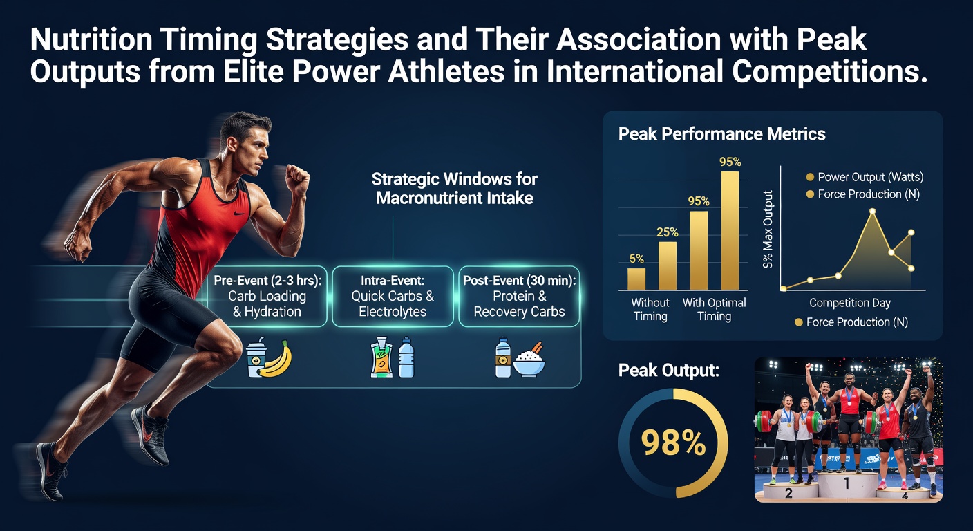 Elite power athletes preparing nutrition plans before international competitions