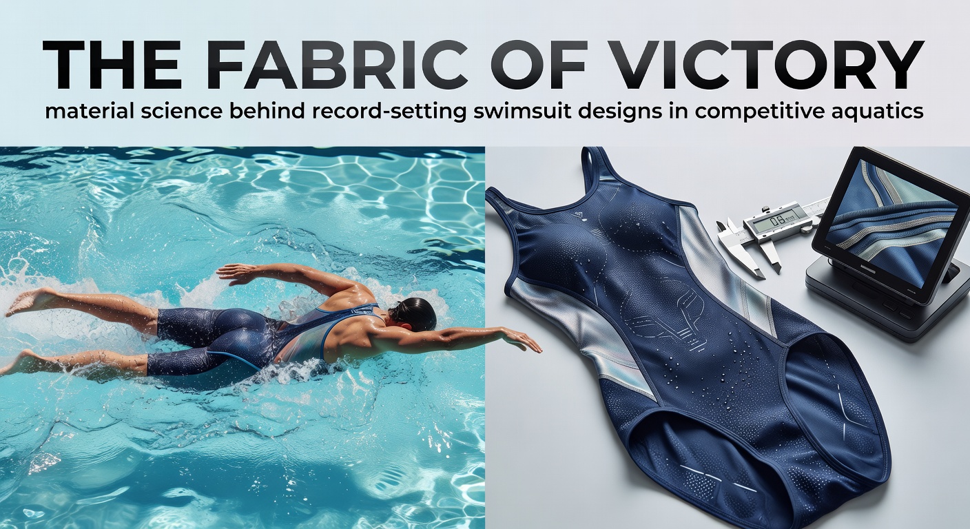 Swimmer wearing a hydrodynamic racing suit that showcases bonded seams and water-repellent fabric technology