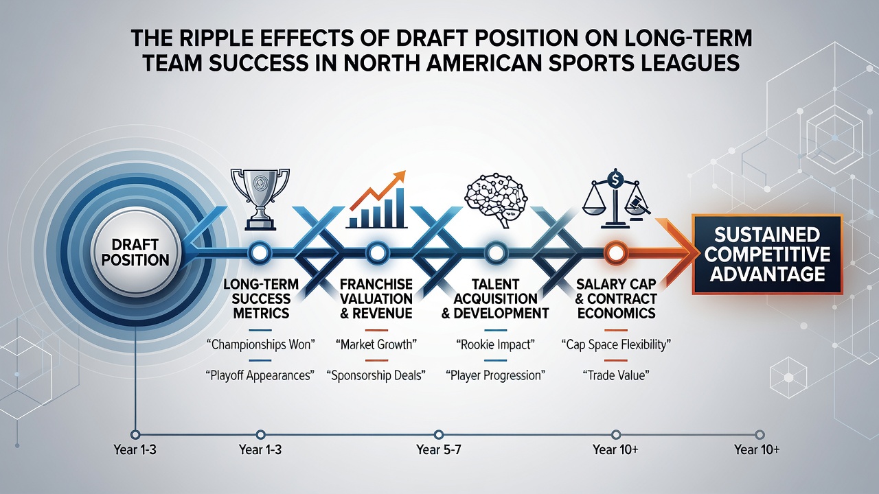 Long-term roster building through strategic draft selections in major leagues